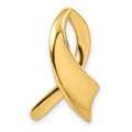 14k Polished Slide Fits up to 2mm Regular/6mm Fancy or Reversible Omega, 22 x 14 mm