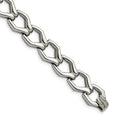 Chisel Stainless Steel Polished 8.5 inch Fancy Open Link Bracelet, 8.5 x 13 mm