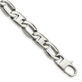 Chisel Stainless Steel Polished 8.5 inch Anchor/Open Link Bracelet, 8.5 x 12 mm