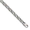 Chisel Stainless Steel Polished 6mm 8.5 inch Fancy Link Bracelet, 8.5 mm