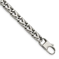 Chisel Stainless Steel Polished 8mm 8.5 inch Fancy Link Bracelet, 8.5 mm