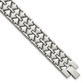 Stainless Steel Polished Fancy Link 7.5in Bracelet, 7.5 mm