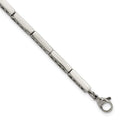 Stainless Steel Polished Bracelet, 7.5 x 3 mm