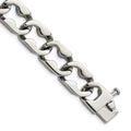 Stainless Steel Polished Large Link 8.5in Bracelet, 8.5 x 15 mm