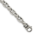 Chisel Stainless Steel Brushed and Polished 8.25 inch Bracelet, 8.25 mm