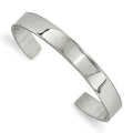 Chisel Stainless Steel Polished 9mm Cuff Bangle, 6.5 x 8.8 mm