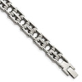 Chisel Stainless Steel Polished 9 inch Link Bracelet, 8.5 x 9 mm