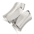 Stainless Steel Polished Hinged Bangle, 144.03 g