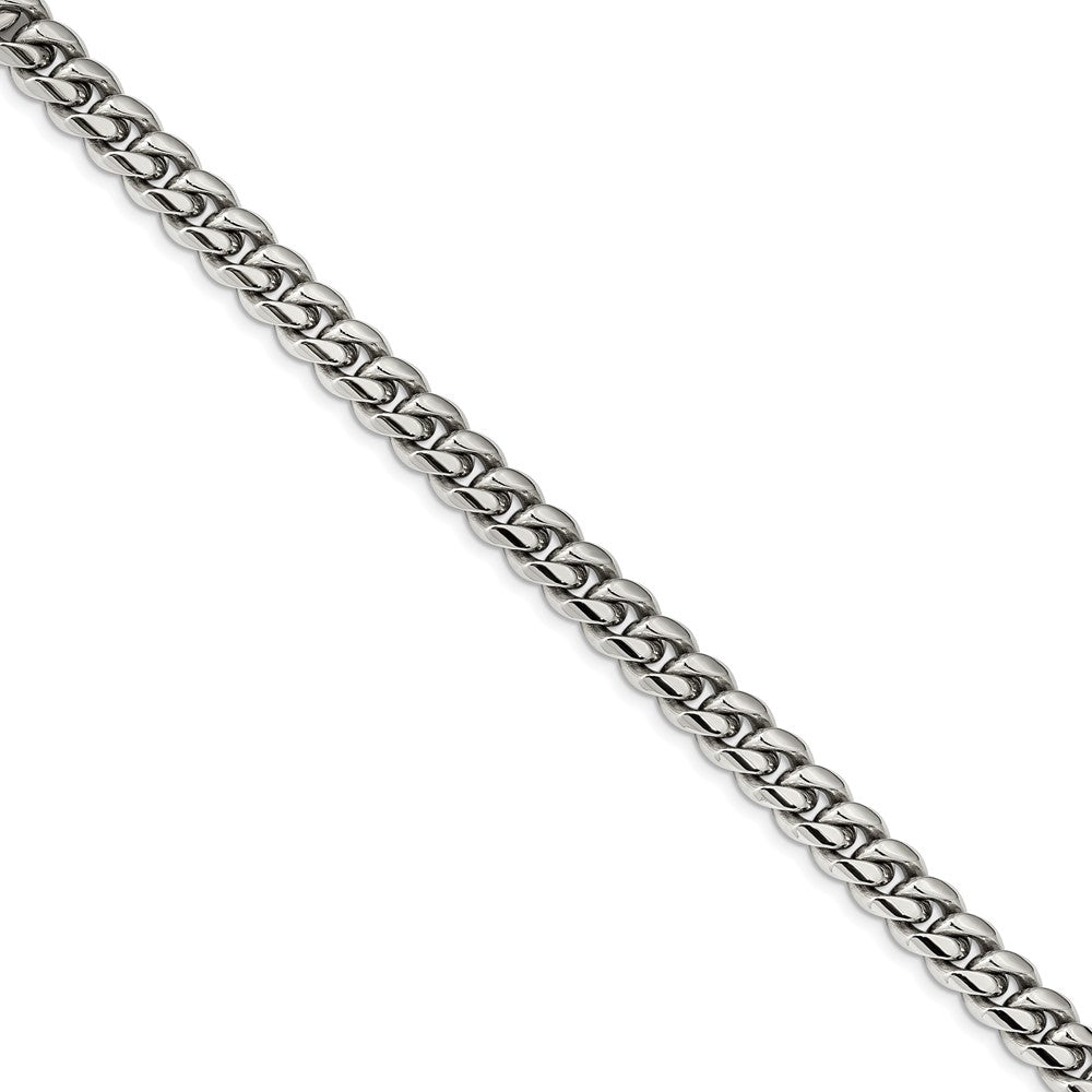 Chisel Stainless Steel Polished 8.25 inch Curb Bracelet, 8.25 x 10.08 mm