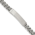 Chisel Stainless Steel Polished Curb Chain 8.25 inch ID Bracelet, 8.25 x 10 mm