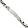Chisel Stainless Steel Polished Curb Chain 8.25 inch ID Bracelet, 8.25 x 7.96 mm