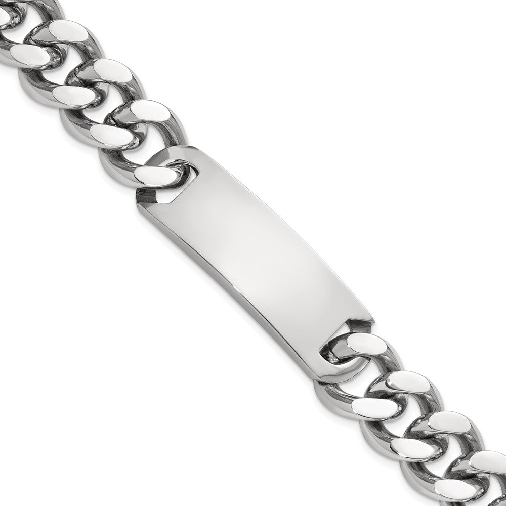 Chisel Stainless Steel Polished Curb Link 8.75 inch ID Bracelet, 8.75 x 15 mm