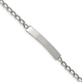 Chisel Stainless Steel Polished Curb Chain 8.5 inch ID Bracelet, 8.5 x 3.77 mm