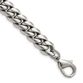 Chisel Stainless Steel Polished 8.5 inch Curb Chain Bracelet, 8.5 x 9.98 mm