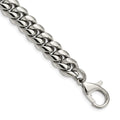 Chisel Stainless Steel Polished 8.5 inch Curb Chain Bracelet, 8.5 x 12.05 mm