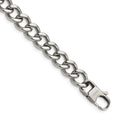 Chisel Stainless Steel Polished 8.5 inch Curb Bracelet, 8.5 mm