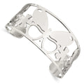 Chisel Stainless Steel Polished Butterfly Cuff Bangle, 7 x 31 mm