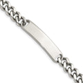 Chisel Stainless Steel Polished Curb Chain 8.5 inch ID Bracelet, 8.5 x 9 mm