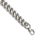 Chisel Stainless Steel Polished 9.5 inch Heavy Wheat Bracelet, 9.5 x 10 mm