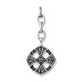 Stainless Steel Celtic Cross Interchangeable Charm Pendant, 2.25 x 25 mm