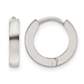 Chisel Stainless Steel Polished 2.2mm Hinged Hoop Earrings, 13 x 13 mm