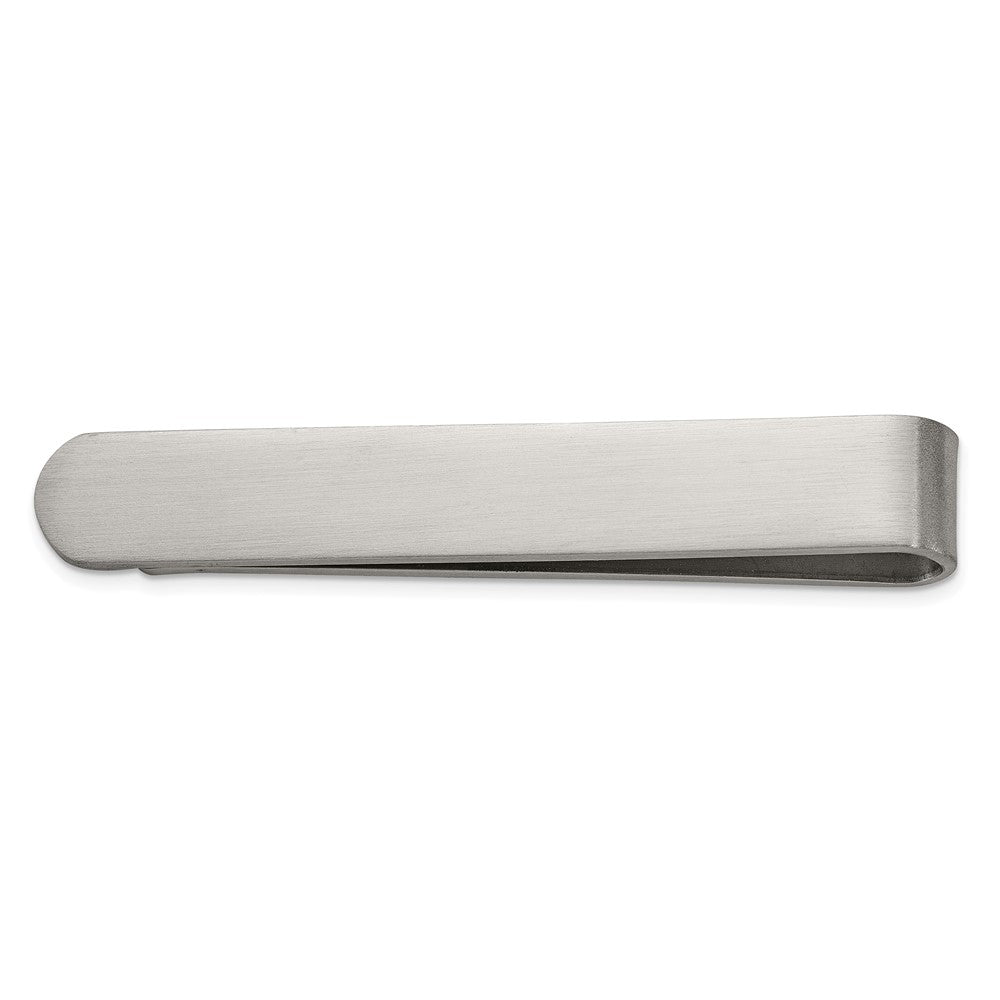 Chisel Stainless Steel Brushed Tie Bar / Money Clip