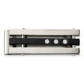 Chisel Stainless Steel Polished Black IP-plated with CZ Money Clip