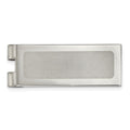 Chisel Stainless Steel Polished Laser Cut Center Money Clip