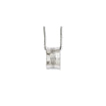 Stainless Steel Polished Geometrical Pendant 18in Necklace, 18 mm