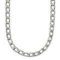 Chisel Stainless Steel Polished 24 inch Open Link Necklace, 24 x 11 mm