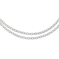 Stainless Steel Polished Multi Chain 28in Layered Necklace, 28 x 6 mm