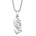 Stainless Steel Dragon Necklace, 22 mm