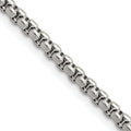 Chisel Stainless Steel Polished 3.8mm Fancy Link 20 inch Chain, 20 x 3.8 mm