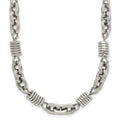 Chisel Stainless Steel Polished 20 inch Necklace, 20 x 6 mm