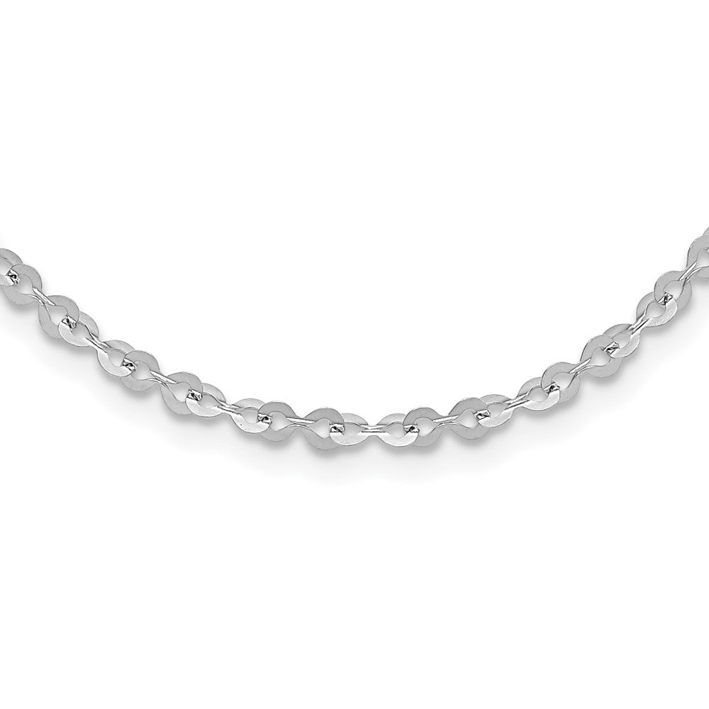Stainless Steel Polished 3.4mm Fancy Infinity Link Chain, 16 x 3.4 mm