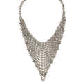 Stainless Steel Polished Multi Chain Necklace, 20 mm