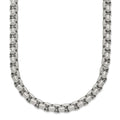 Chisel Stainless Steel Polished 24 inch Fancy Box Chain, 24 x 5 mm