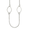 Chisel Stainless Steel Polished Fancy Link 36 inch Necklace, 36 x 1.4 mm