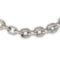 Stainless Steel Polished Multiple Link 22in Necklace, 22 x 14 mm