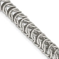 Chisel Stainless Steel Polished 18 inch Fancy Link Necklace, 18 x 7 mm