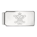 10k White Gold LogoArt College of William and Mary Money Clip