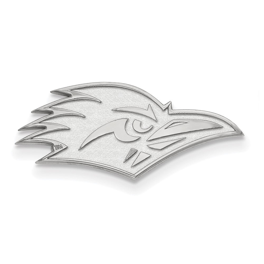 Sterling Silver Rhodium-plated LogoArt University of Texas at San Antonio Roadrunner Lapel Pin