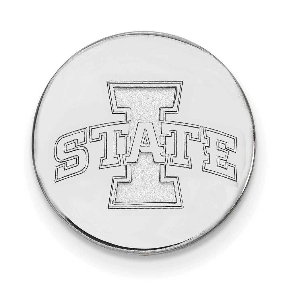14k White Gold LogoArt Iowa State University Lapel Pin