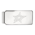 10k White Gold NHL LogoArt Dallas Stars Money Clip