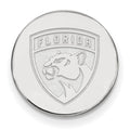 14k White Gold NHL LogoArt Florida Panthers Lapel Pin