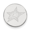14k White Gold NHL LogoArt Dallas Stars Lapel Pin