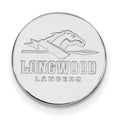 Sterling Silver Rhodium-plated LogoArt Longwood University Lancers Lapel Pin