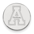 14k White Gold LogoArt Appalachian State University Lapel Pin