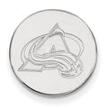 14k White Gold NHL LogoArt Colorado Avalanche Lapel Pin