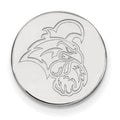 14k White Gold LogoArt Coastal Carolina University Chanticleer Lapel Pin